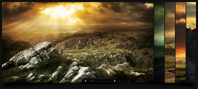 Screenshot of dark version
